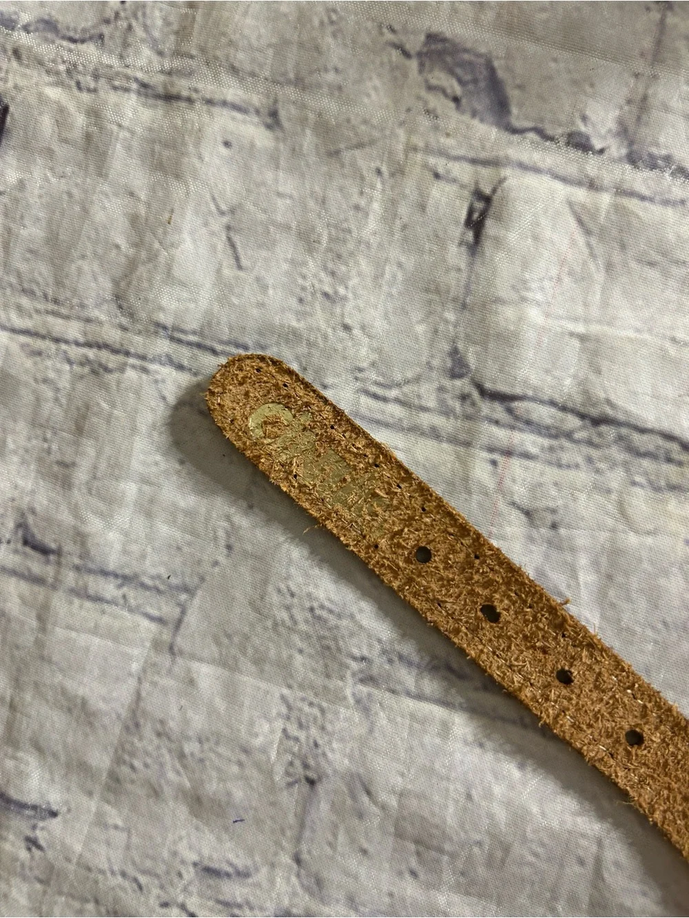 MOSSY OAK CAMOUFLAGE CLOTH BELT AND VTG CINTAS BEIGE WEB BELT ADJUSTABLE